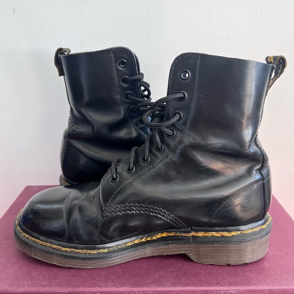 Rare!! 1460 Dr Martens boots vintage Made in England - Picture 8 of 10